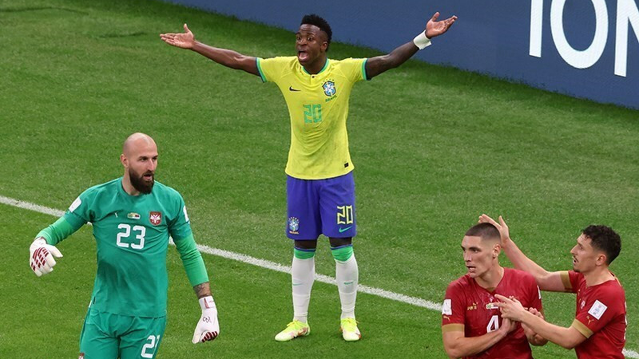 Brazil in World Cup action