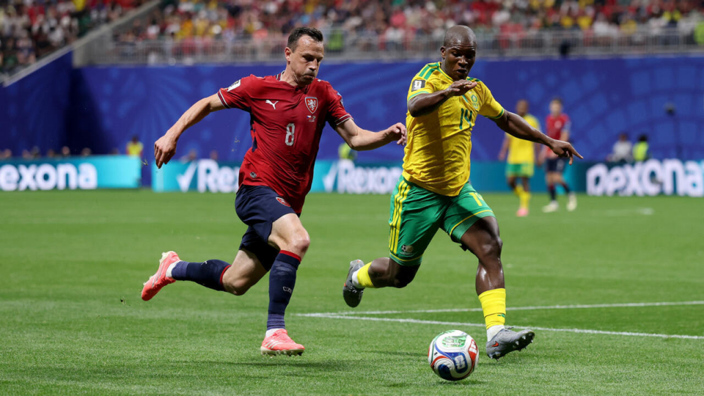 South Africa Keep Czechia Within Reach After Mokoena Penalty in Atlanta