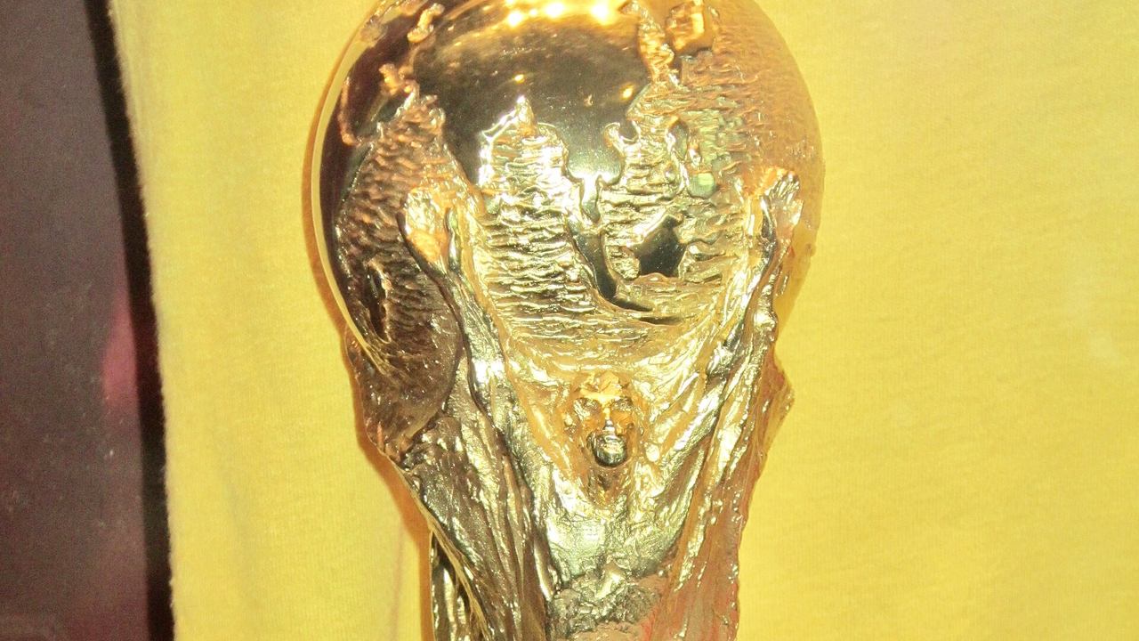 The FIFA World Cup trophy