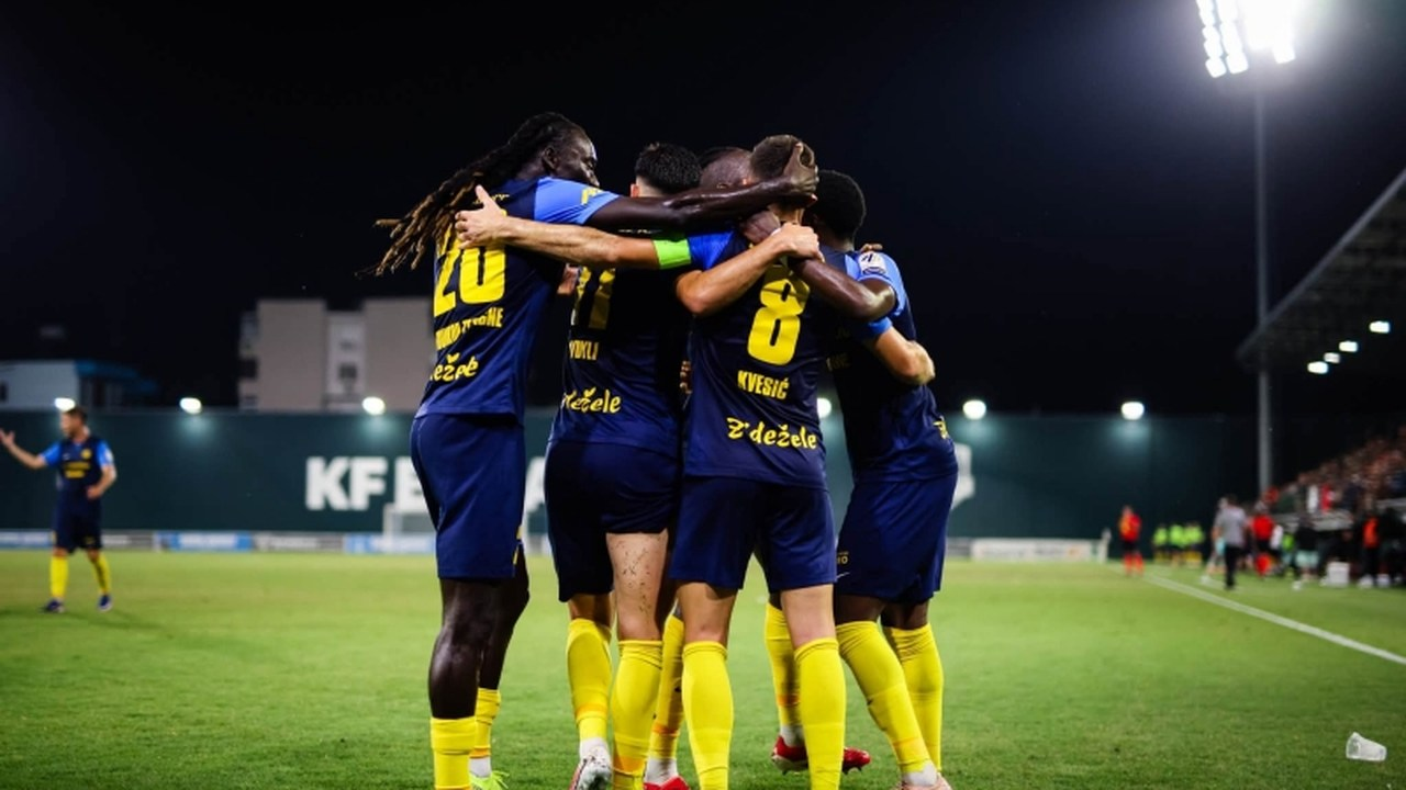 Egnatia and Celje share six goals in a Champions League qualifier
