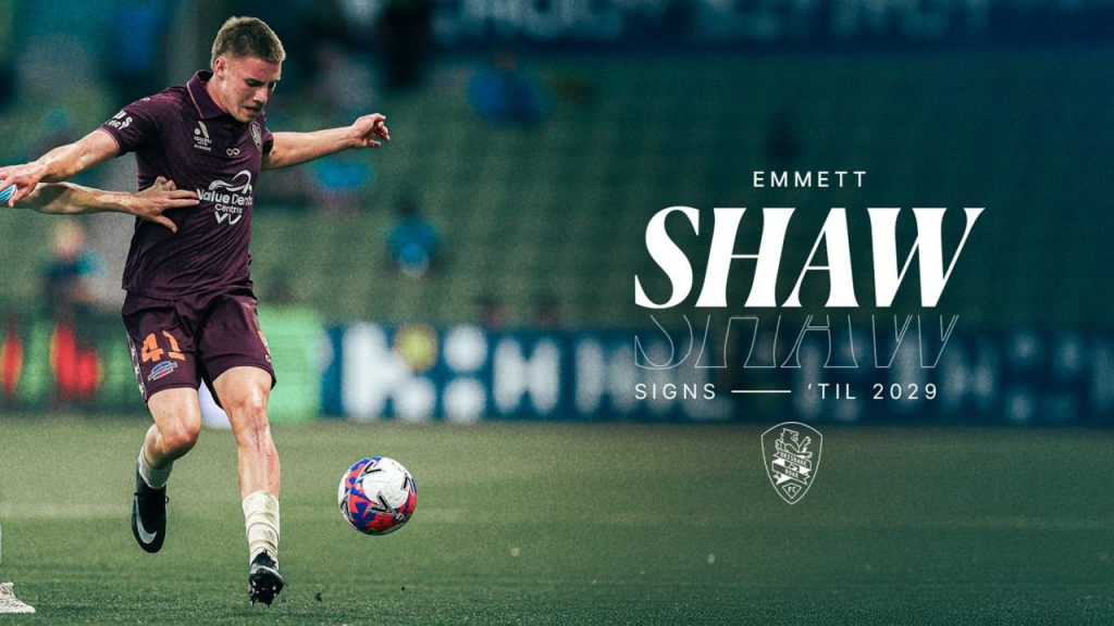 Эммет Шоу получает трехлетнюю стипендию в Brisbane Roar