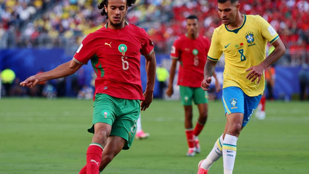 Morocco players competing during their run at the 2026 World Cup