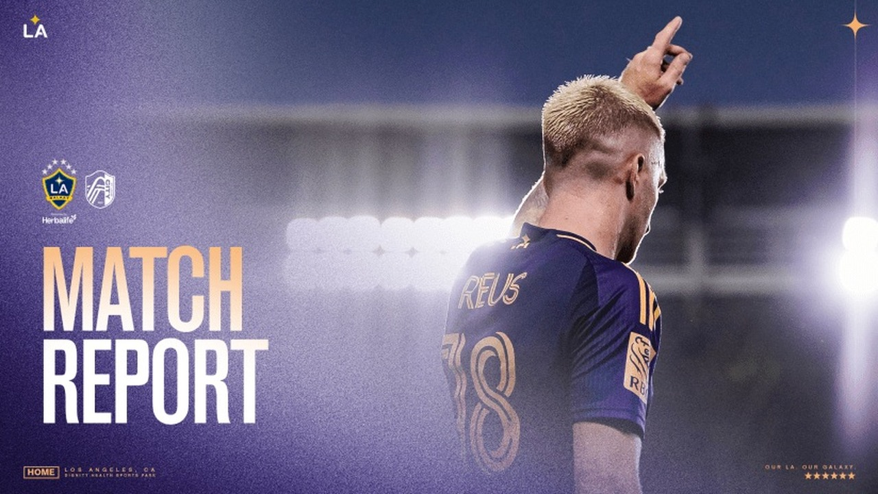 Marco Reus appears in the LA Galaxy match report image
