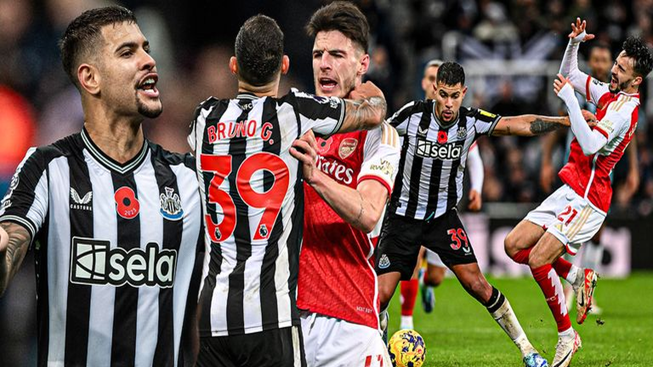 Bruno Guimaraes playing for Newcastle