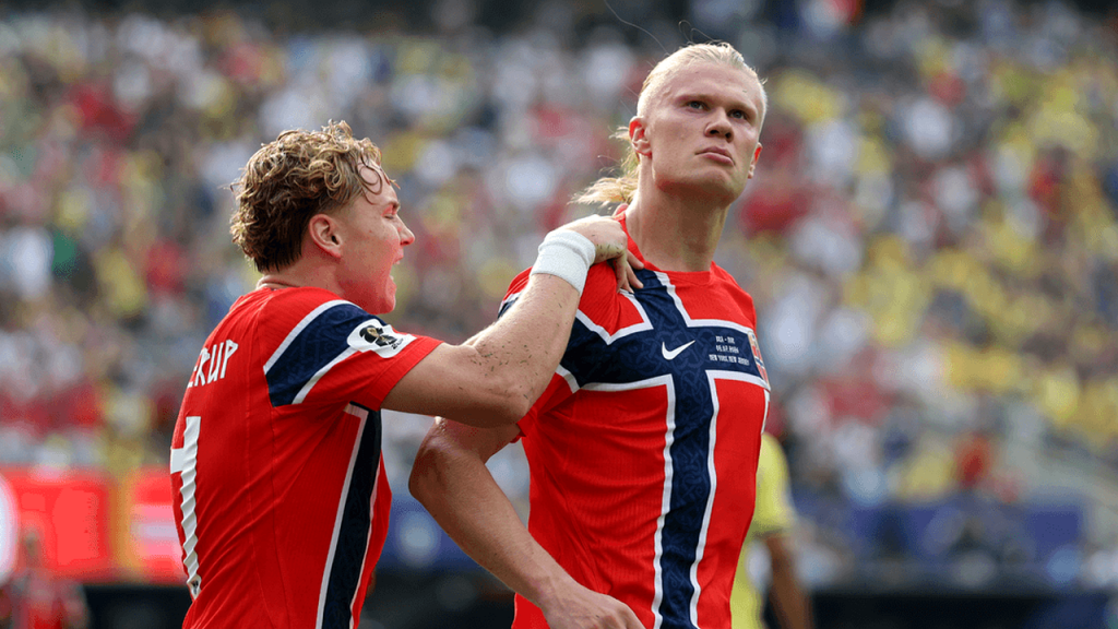 Norway Beat Brazil as Haaland Scores Twice Late
