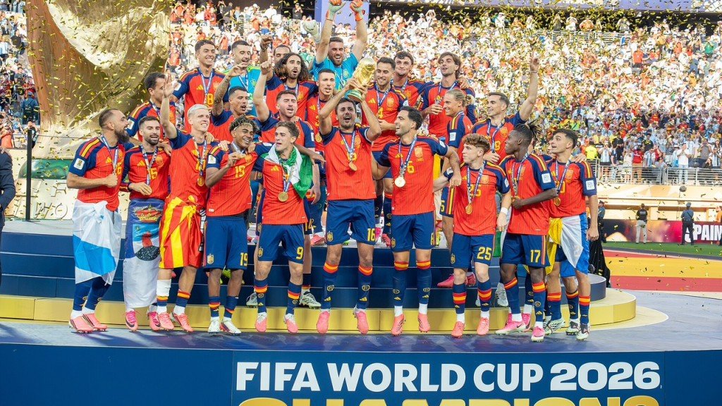 Spain lead the first FIFA ranking after the 2026 World Cup