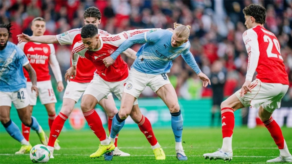 Arsenal and Manchester City meet for the Community Shield in Cardiff
