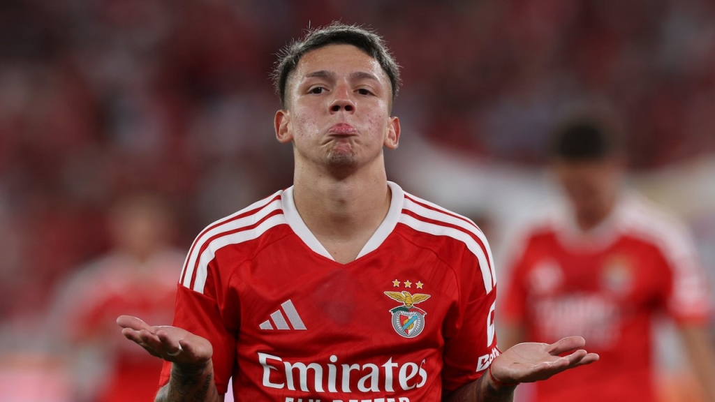 Benfica score six against Hearts in Europa League first leg