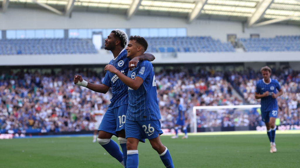 Brighton beat Roma 3-0 as Yasin Ayari scores twice