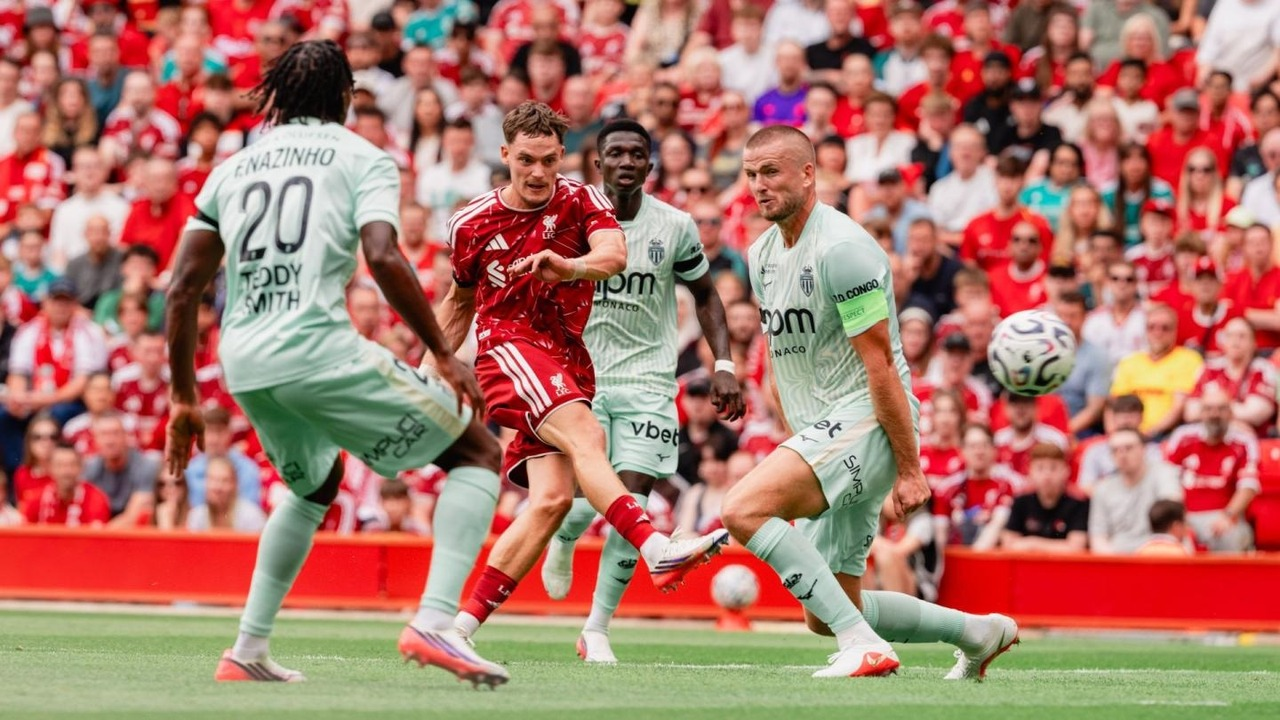Monaco beat Liverpool 3-2 after trailing by two goals at Anfield
