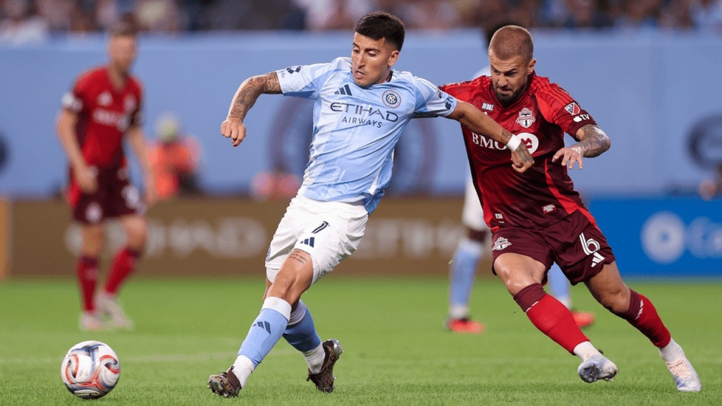 New York City and Toronto draw after two first-half goals