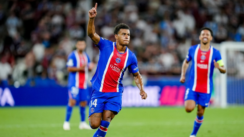 Paris Saint-Germain beat Aston Villa in the UEFA Super Cup